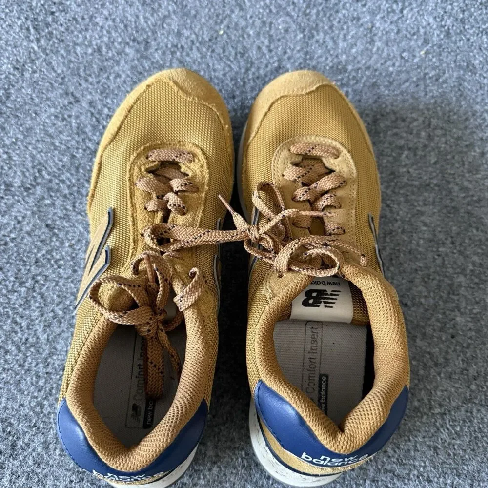 New Balance 515 V3 Workwear Gold Yellow Navy Blue Mens Size 8 Sneakers ML515BH3